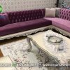 Jual Set Sofa Bed Sudut Ukir Terbaru ST-11, Dirgantara Furniture