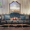 Sofa Set Hijau Emas Mewah Terlaris ST-13, Dirgantara Furniture
