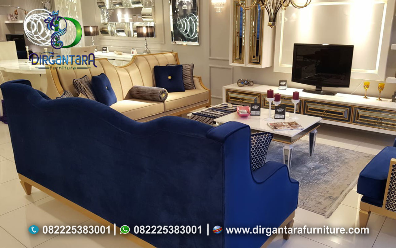 Desain Ruang Keluarga Mewah Ala Sultan ST-36, Dirgantara Furniture