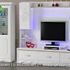 Buffet TV Lemari Pajangan Elegan Warna Putih BTV-37, Dirgantara Furniture