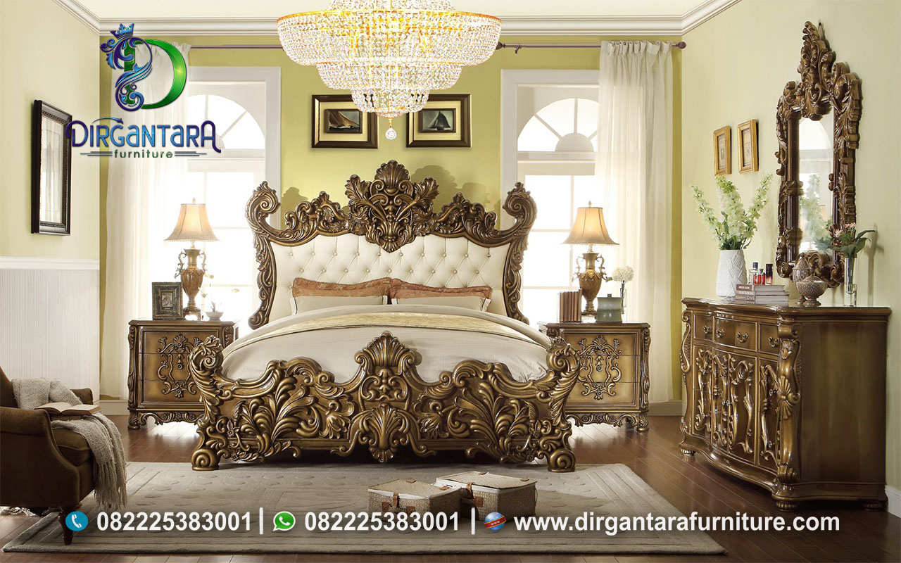 Best Italian Luxury Bedroom Casual Ukir KS-86, Dirgantara Furniture
