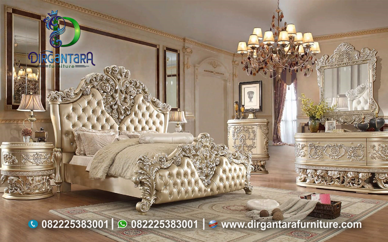 New Desain Bedroom Luxury King Size Mewah KS-90, Dirgantara Furniture
