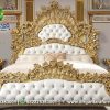 Victorian Bedroom Ukir Super Mewah Putih Gold KS-93, Dirgantara Furniture