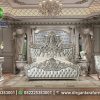 Tempat Tidur Klasik Metallic Silver Ukir Jepara KS-94, Dirgantara Furniture