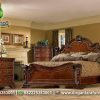 Tempat Tidur Natural Ukir Cantik Jepara KS-136, Dirgantara Furniture