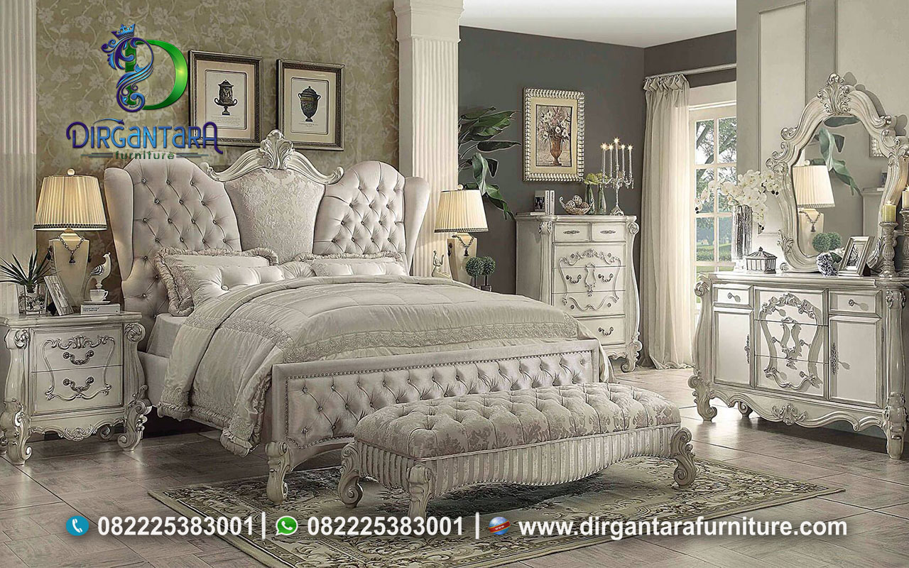 Bed Set Luxury Courtney Kardashian Style KS-80, Dirgantara Furniture