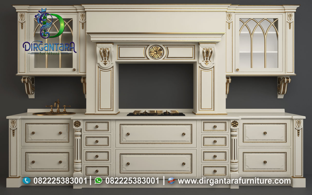 Desain Kitchen Set Mewah Modern Model Terbaru DKS-01, Dirgantara Furniture