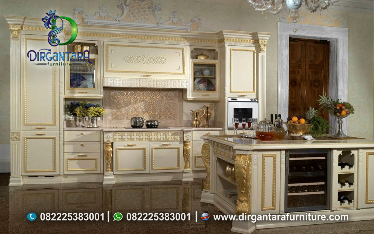 New Kitchen Set Klasik Modern Mewah Jepara DKS-03, Dirgantara Furniture