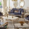 Jual Kursi Sofa Metalic Putih Emas Mempesona ST-48